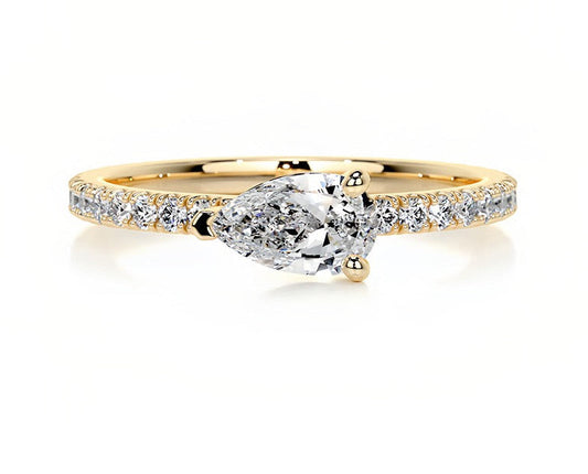 0.8CT Eternity Band - PEAR Eternity Band