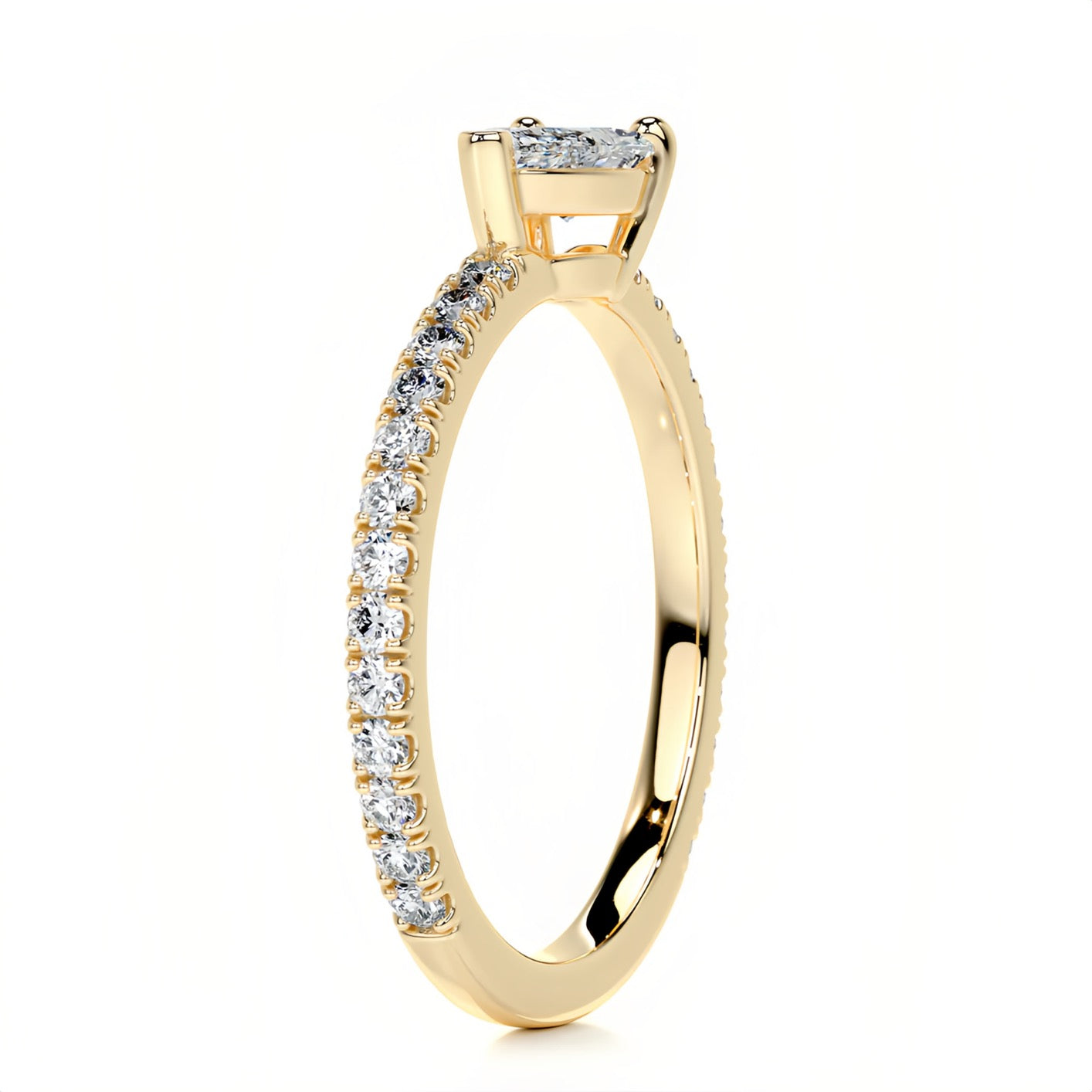 0.8CT Eternity Band - PEAR Eternity Band