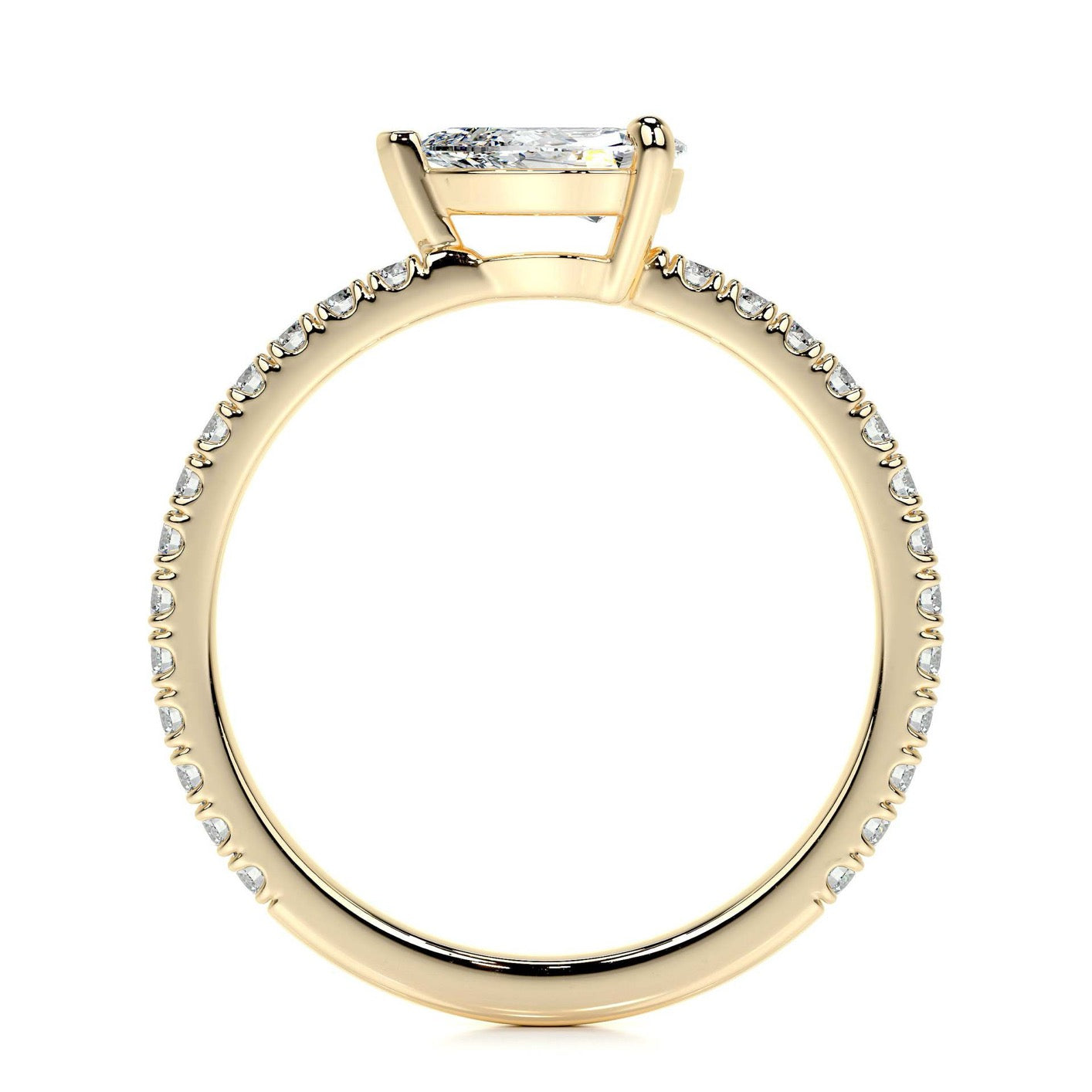 0.8CT Eternity Band - PEAR Eternity Band