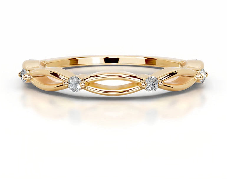 Fatin Eternity Moissanite Bands