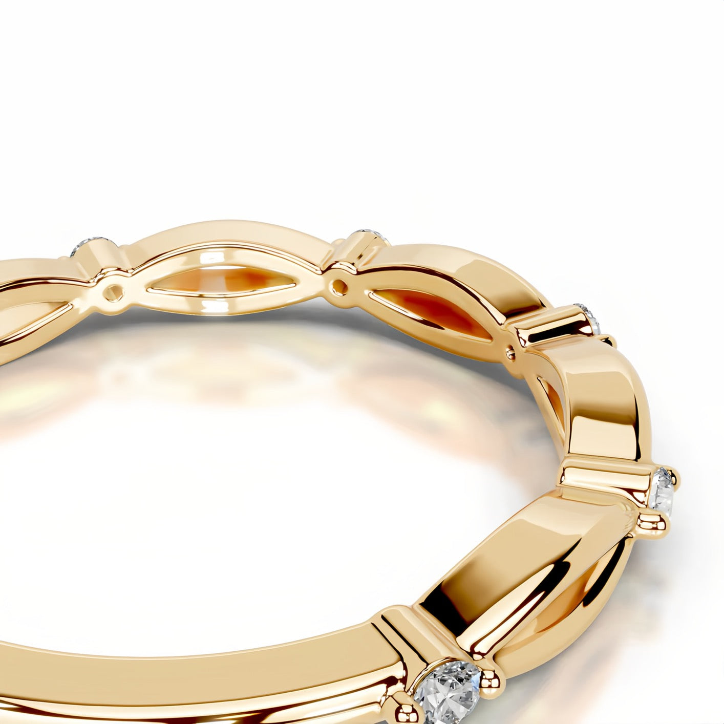 Fatin Eternity Moissanite Bands
