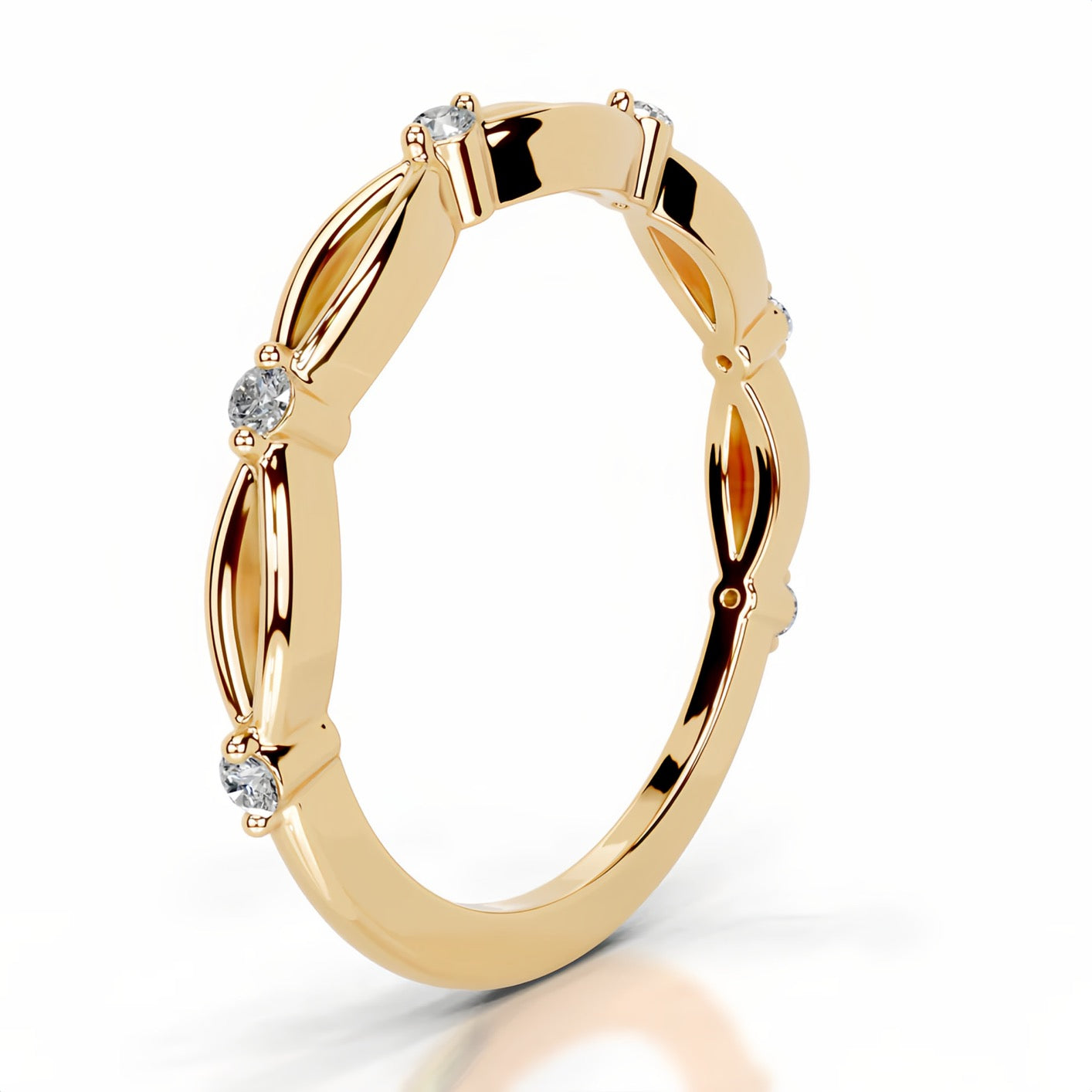 Fatin Eternity Moissanite Bands