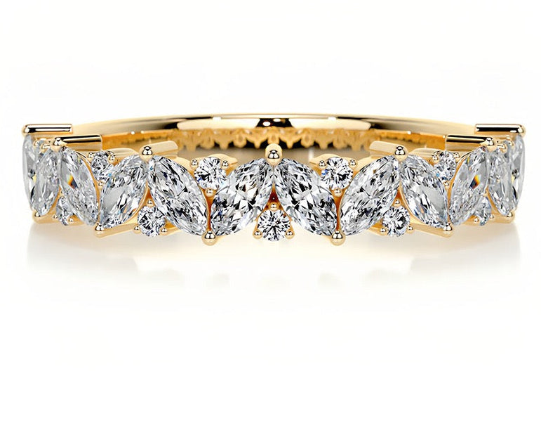 Izzara Eternity Moissanite Bands