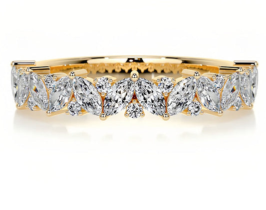 Izzara Eternity Moissanite Bands