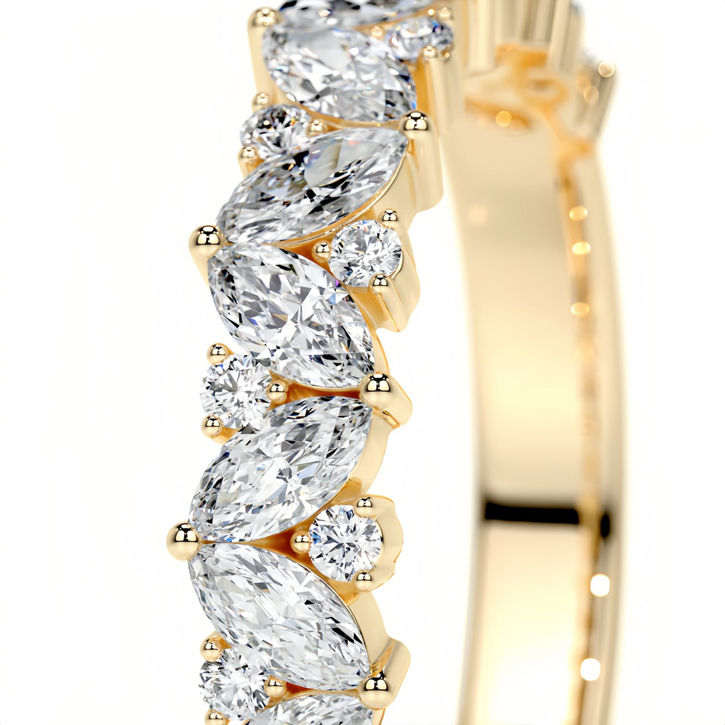 Izzara Eternity Moissanite Bands