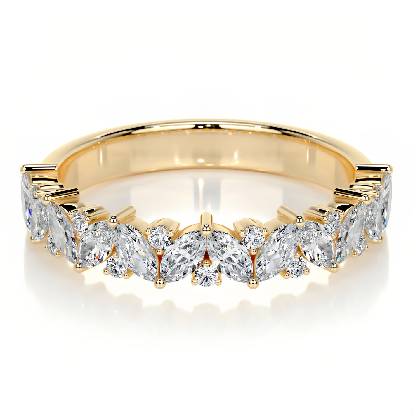 Izzara Eternity Moissanite Bands