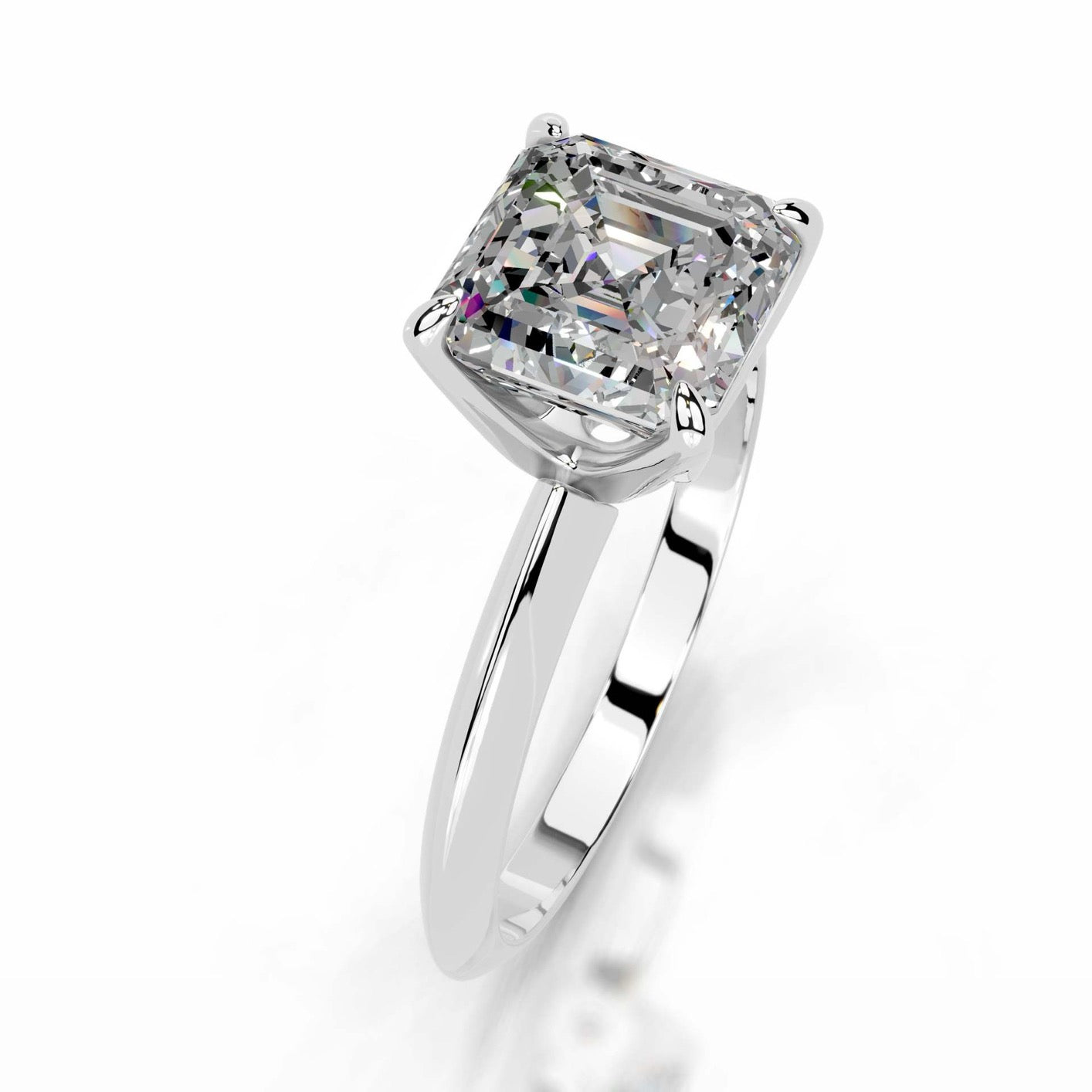 2CT Queen Anastasia Asscer Solitare -  Lab Diamond