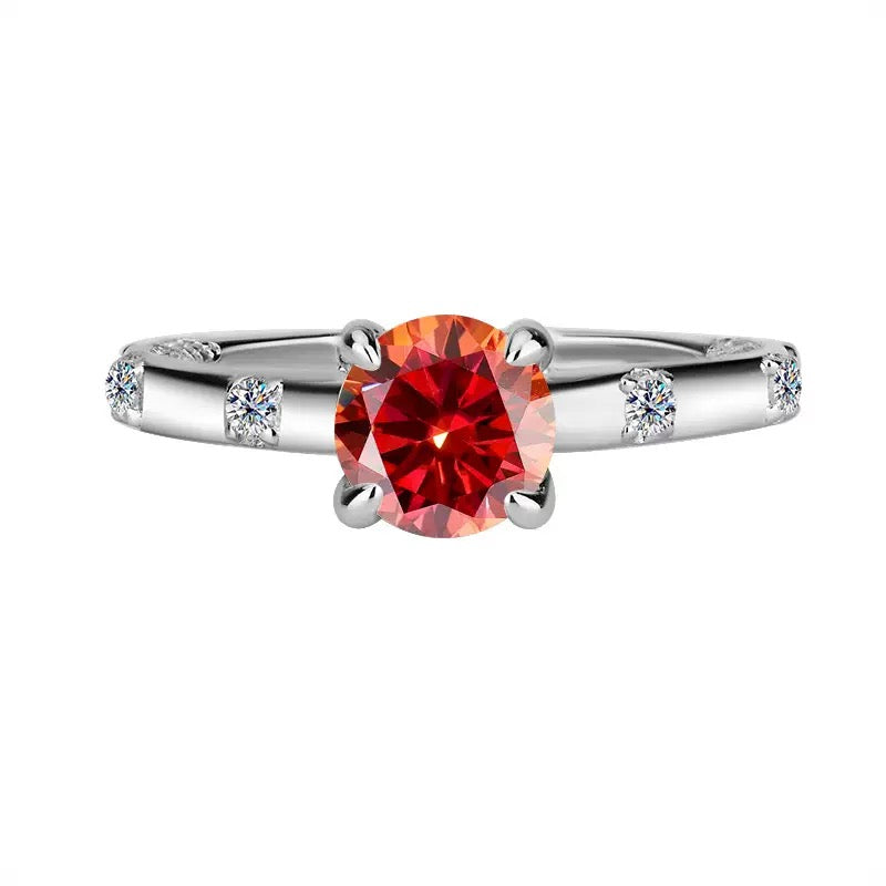 1CT Queen Eishal Moissanite Ring