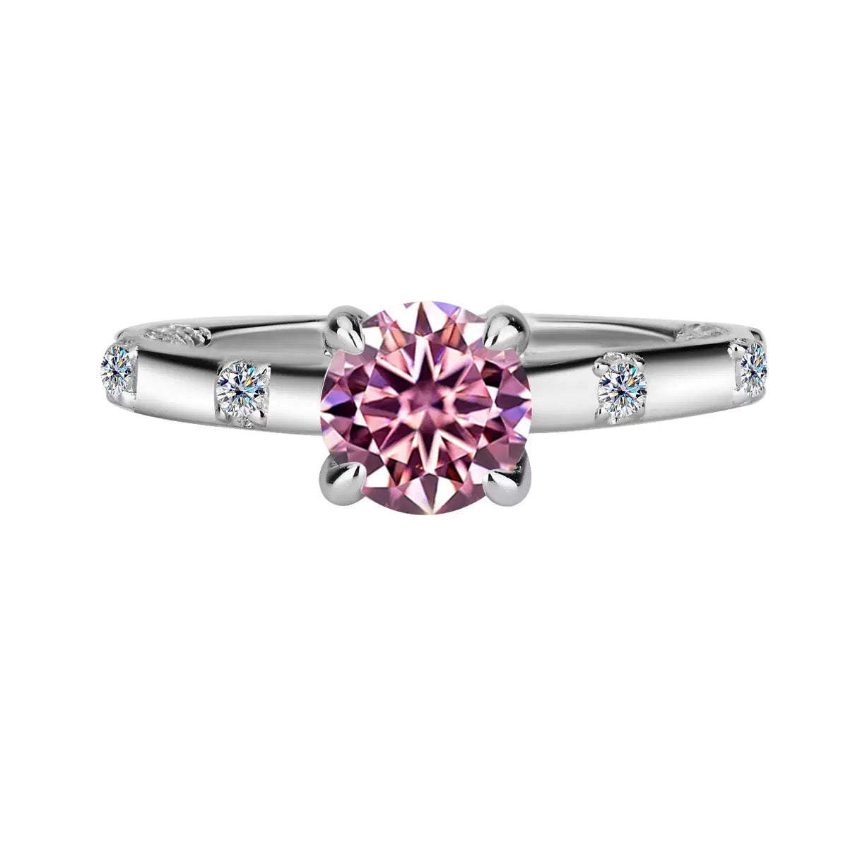 1CT Queen Eishal Moissanite Ring