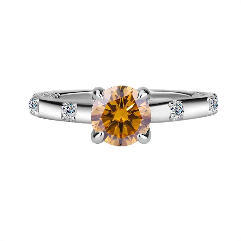 1CT Queen Eishal Moissanite Ring