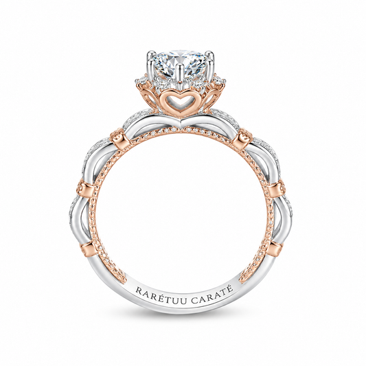 1CT Princess Mardiyah Moissanite Ring