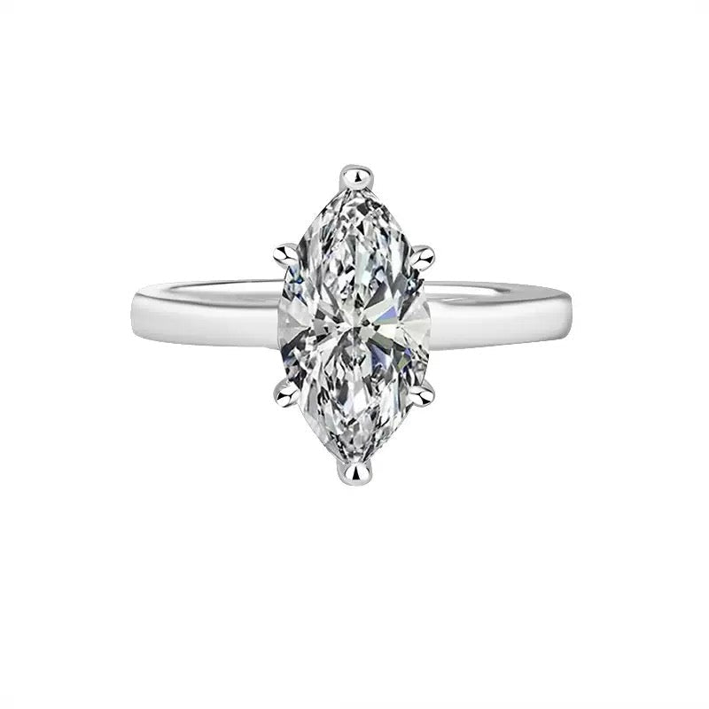 Queen Betty Marquise Moissanite Ring