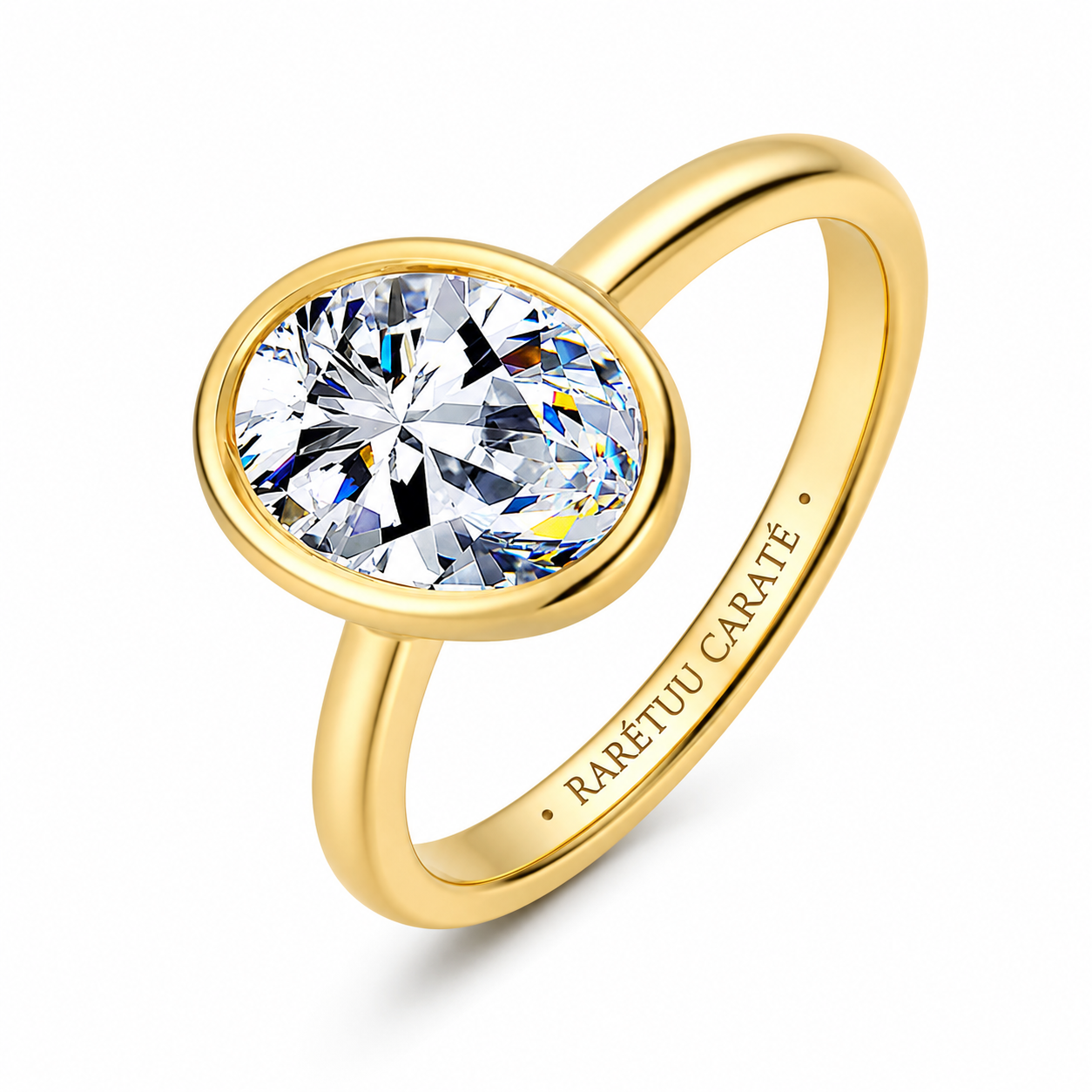 1CT Taylor Swift Oval Moissanite Ring