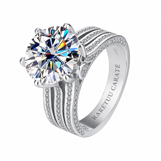 Queen Noraliza Moissanite Ring