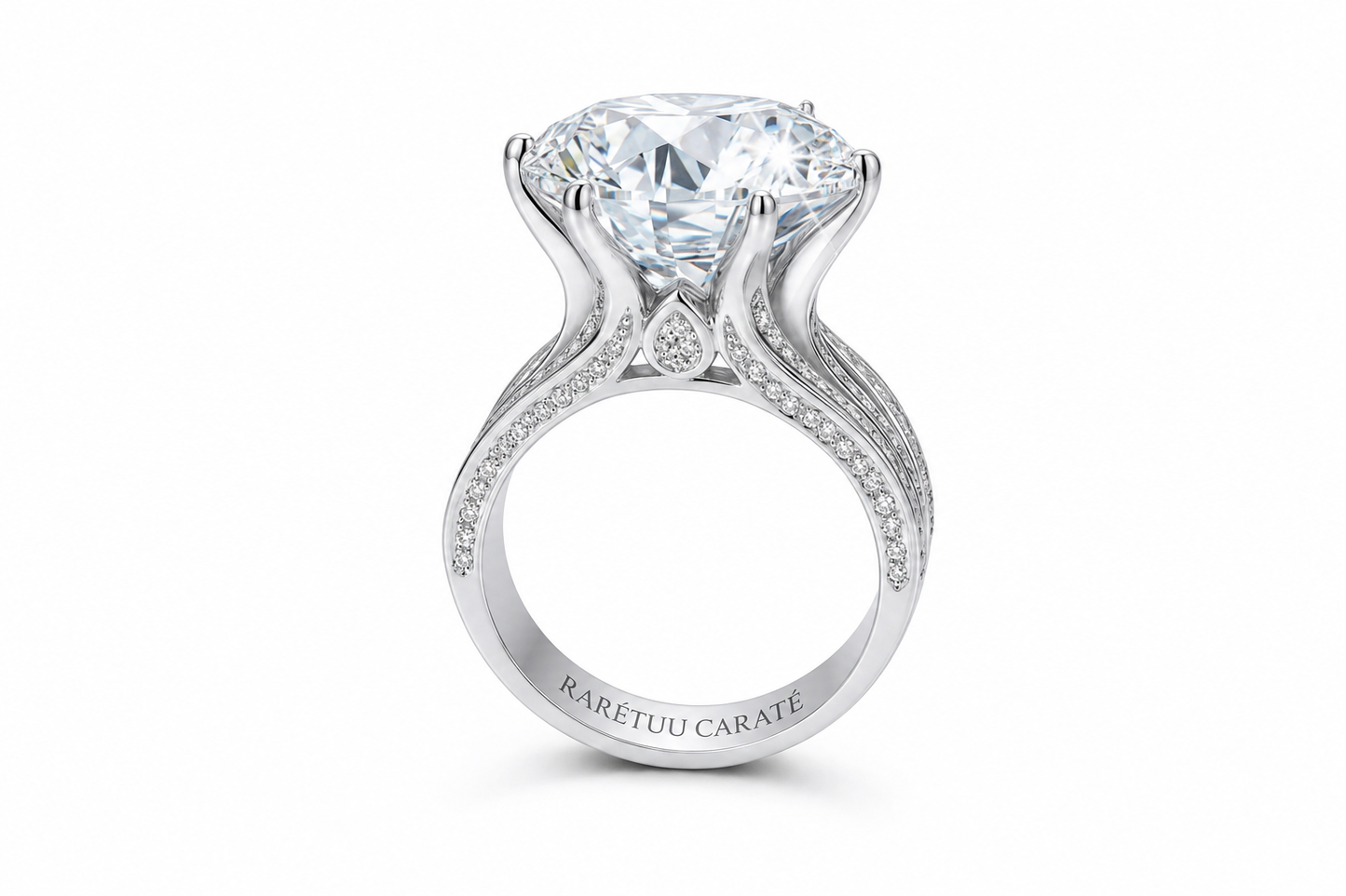 Queen Noraliza Moissanite Ring