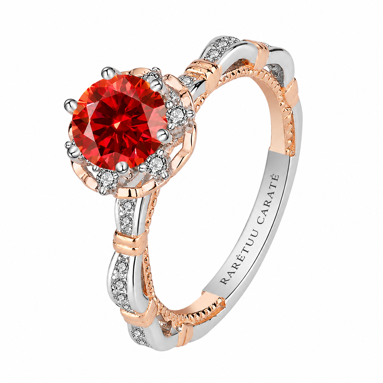1CT Princess Mardiyah Moissanite Ring