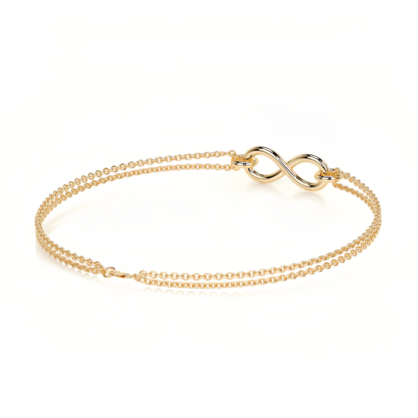 Luna Infinity Moissanite Bracelet