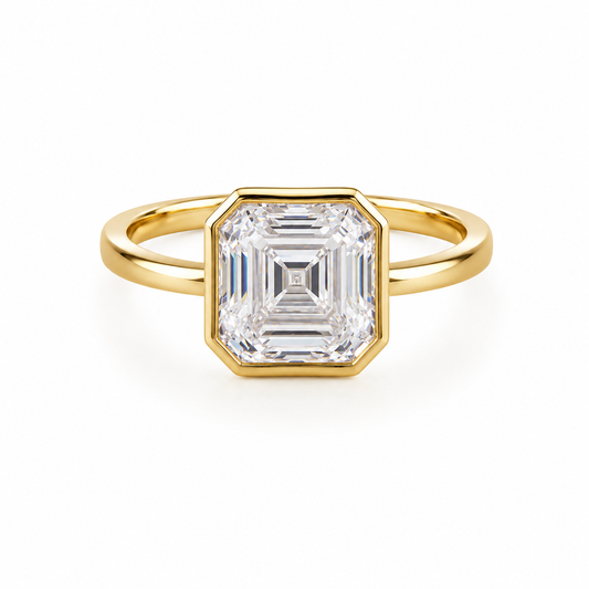 Queen Taylor  - Asscher Bezel