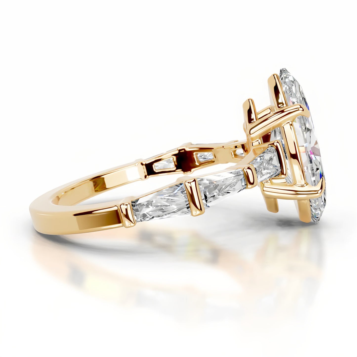 Queen Adira Moissanite Rings