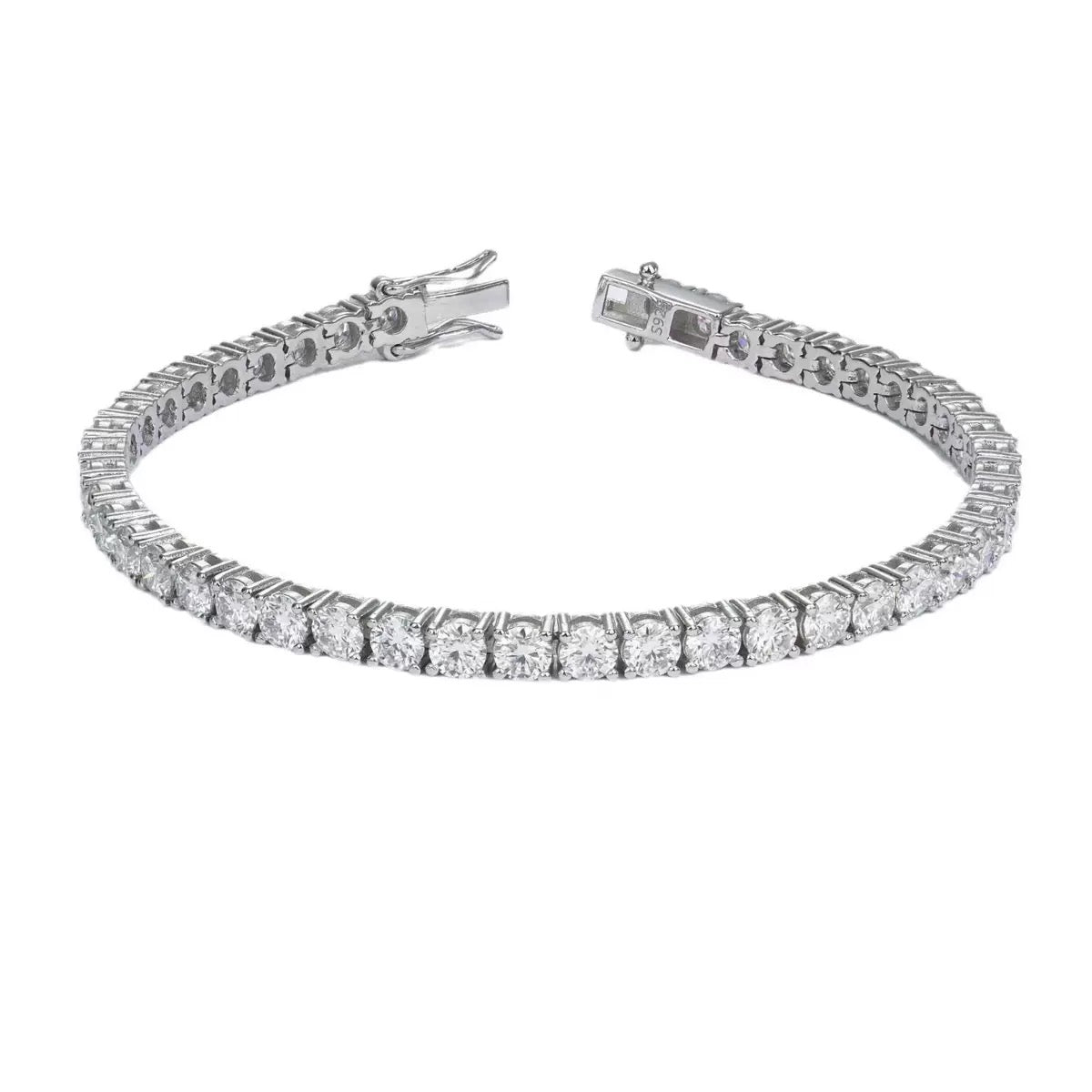 Queen Zalifa Tennis Bracelet – Double Safety Clasp