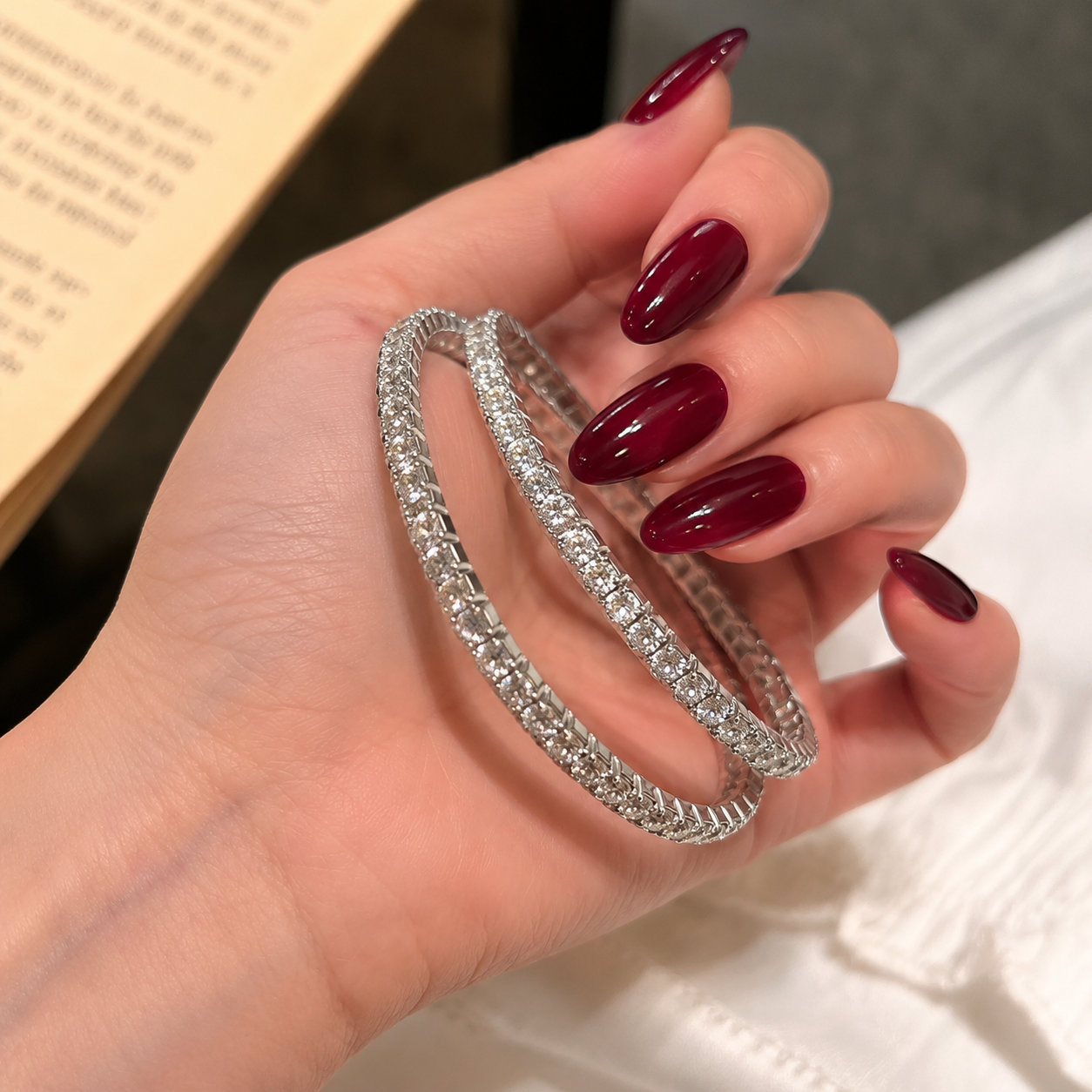 Queen Zahirah Tennis Bracelet – Infinity Line