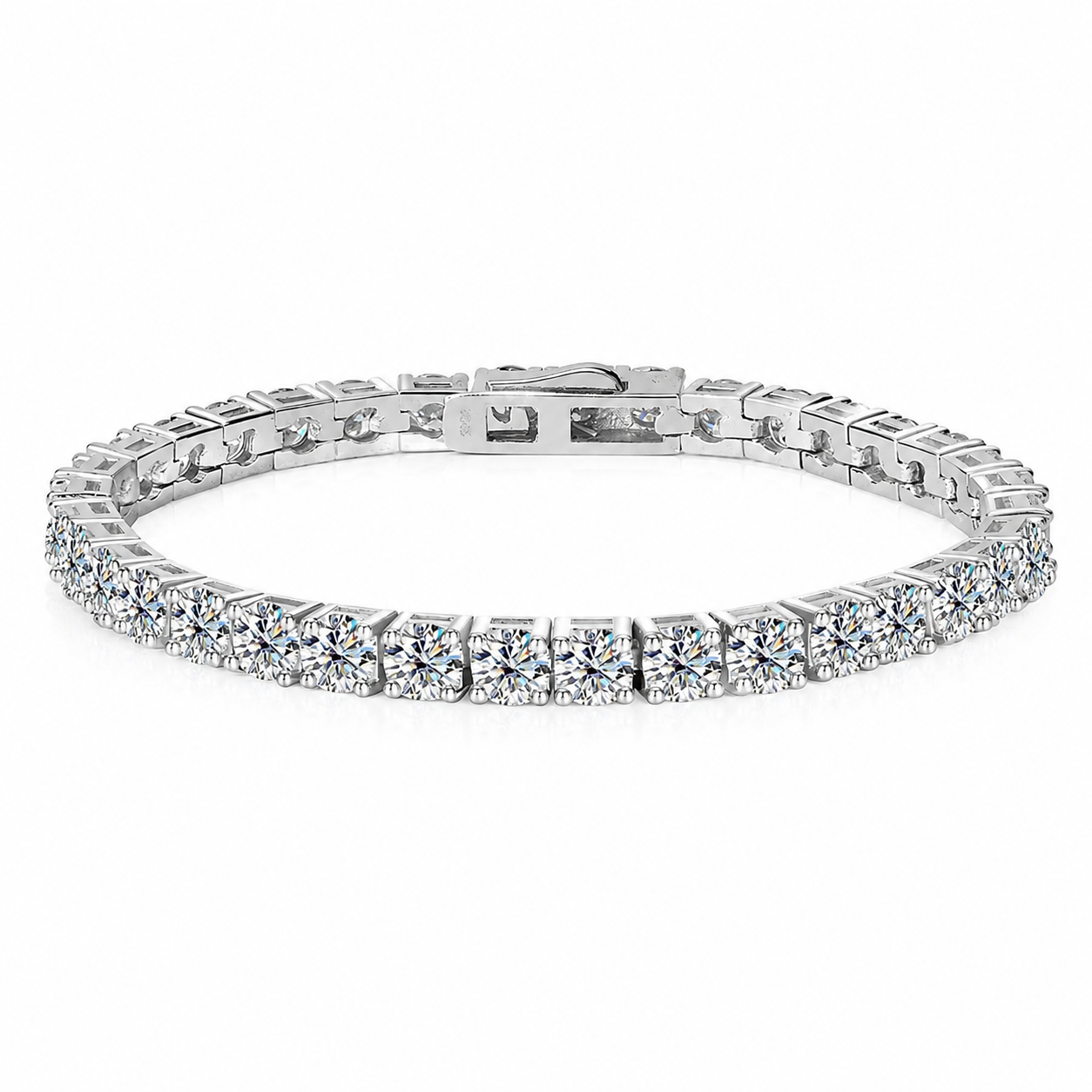 Queen Zalika Tennis Bracelet – Classic Box Clasp