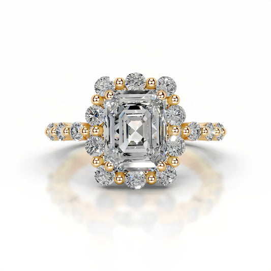 2CT Queen Najwa Marquise Moissanite Ring